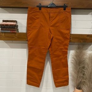 Burnt orange pixie pant